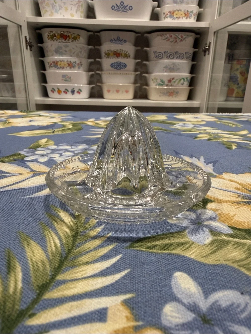Clear Glass Citrus Press - Classic Handheld Reamer